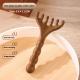 Gold Sandalwood Head Massage Comb Meridian Brush