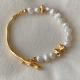 Womens Fashion French Retro Patchwork Bracelet