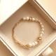 Womens Fashion French Retro Patchwork Bracelet