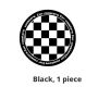 Car coaster-Black-1 pack - Option1
