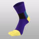Sports mid-tube five-finger socks-red-cotton-1 pair - Option1