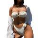 Pure Desire Style Cross-border New Arrival Swimsuit 3D Three-dimensional Flowers
