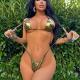 European And American Swimwear Bikini One Piece Swimsuit