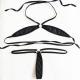 Womens Pajamas See-through Three-point Bikini Suit