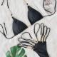 New Swimsuit Metal Accessories Bikini High Waist Strap