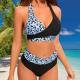 Sexy Split Bikini Lace Up Cross Swimsuit