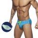 Rainbow Pocket Swim Briefs Sexy Aggressive Low-waisted Men