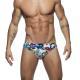 Mens Triangle Swimming Shorts Low Waist Anti-awkward Cup Swim Shorts
