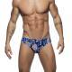 Mens Triangle Swimming Shorts Low Waist Anti-awkward Cup Swim Shorts