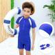 Childrens sun protection one-piece swimsuit
