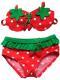 Strawberry childrens swimsuit