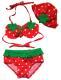 Strawberry childrens swimsuit