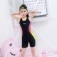 Girls swimsuit sports flat corner one piece