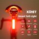 Bicycle Tail Light Cushion Seat Rod Double Bracket Night Bike Tail Light
