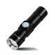 Bicycle Light Stretch Zoom Mountain Bike LED Flashlight Riding Headlight USB Rechargeable