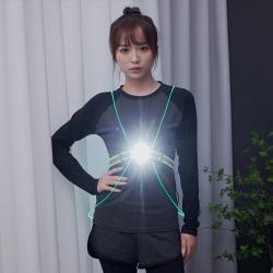 Safety Vest Warning Bicycle Light