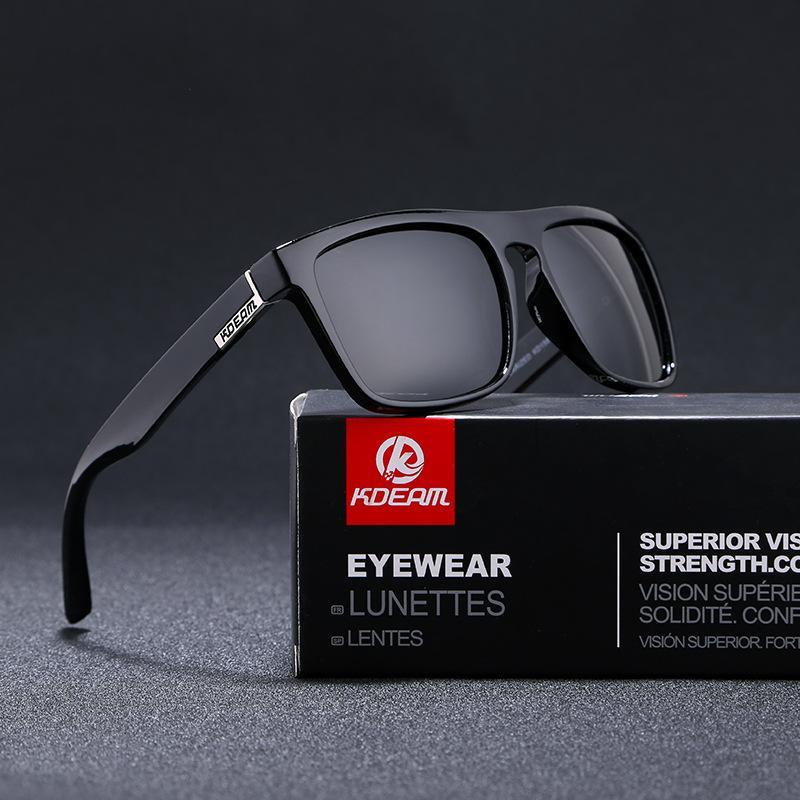 Box Colorful Driving Sunglasses Mens Polarized Sports Sunglasses