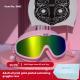Anti-fog Waterproof Glasses Electroplating Swimming Goggles