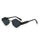 Cool Square Fashion Polygon Rhombus Metal Sunglasses