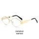 Cool Square Fashion Polygon Rhombus Metal Sunglasses