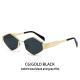 Cool Square Fashion Polygon Rhombus Metal Sunglasses