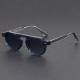 Polarized Vintage With Large Rims UV Protection TR Sunglasses