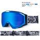 Motorcycle Goggles Double Layer Anti-fog