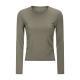 Womens stretch round neck sports t-shirt top