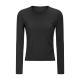 Womens stretch round neck sports t-shirt top
