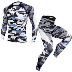 Outdoor fitness sports suit mens quick-drying pants