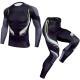 Outdoor fitness sports suit mens quick-drying pants