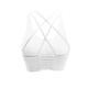 Yoga vest-style fitness bra