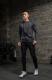Mens Long-sleeved Stretch Tight Fitness Training Suit