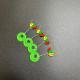 Bulk Straight Cylindrical Olive Rubber Space Beans