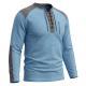 Mens Color-Block Long-Sleeve Sports Sweatshirt