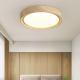 Walnut Colored Japanese Style Log Tone Ceiling Light For Hallway Or Room