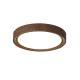 Walnut Colored Japanese Style Log Tone Ceiling Light For Hallway Or Room
