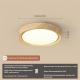 Walnut Colored Japanese Style Log Tone Ceiling Light For Hallway Or Room