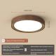 Walnut Colored Japanese Style Log Tone Ceiling Light For Hallway Or Room