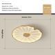 Lotus-leaf Ceiling Light A Minimalist Modern Luminaire For Lobbies And Halls