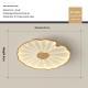 Lotus-leaf Ceiling Light A Minimalist Modern Luminaire For Lobbies And Halls
