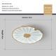 Lotus-leaf Ceiling Light A Minimalist Modern Luminaire For Lobbies And Halls