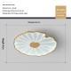 Lotus-leaf Ceiling Light A Minimalist Modern Luminaire For Lobbies And Halls