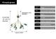 Nordic Firefly Onyx Modern Minimalist Creative Chandelier