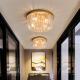 Sleek Nordic Crystal Ceiling Light For Bedrooms And Dining Rooms