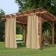 Beige Outdoor Thermal Grommet Blackout Curtain - 50 In. W X 96 In. L