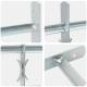   Adjustable Window Grille with 2 Crossbars 500-650 mm