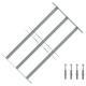   Adjustable Window Grille with 2 Crossbars 500-650 mm