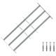   Adjustable Window Grille with 2 Crossbars 500-650 mm