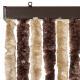   Insect Screen Curtain and Light Brown Chenille   Insect Screen Curtain and